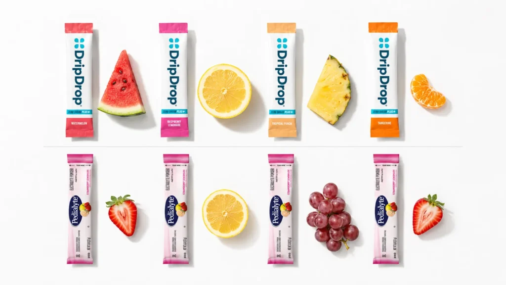 DripDrop vs Pedialyte — Head-to-Head Comparison