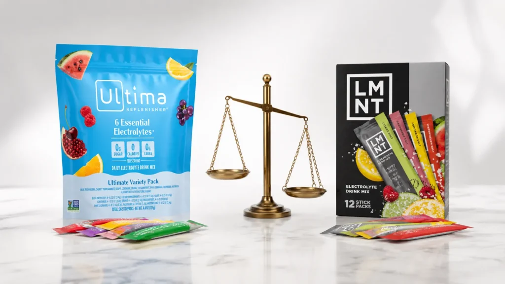 Price Comparison Ultima vs LMNT