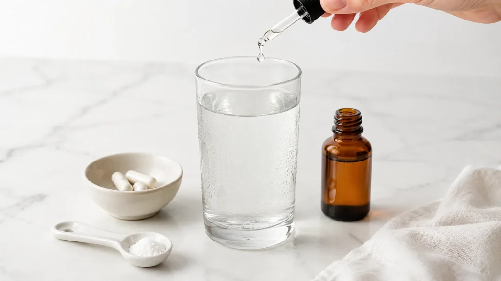 Water + Magnesium Glycinate + Electrolyte Drops