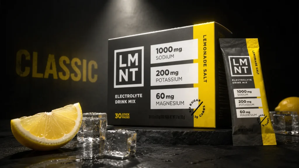 LMNT Lemonade Salt – Classic and Clean