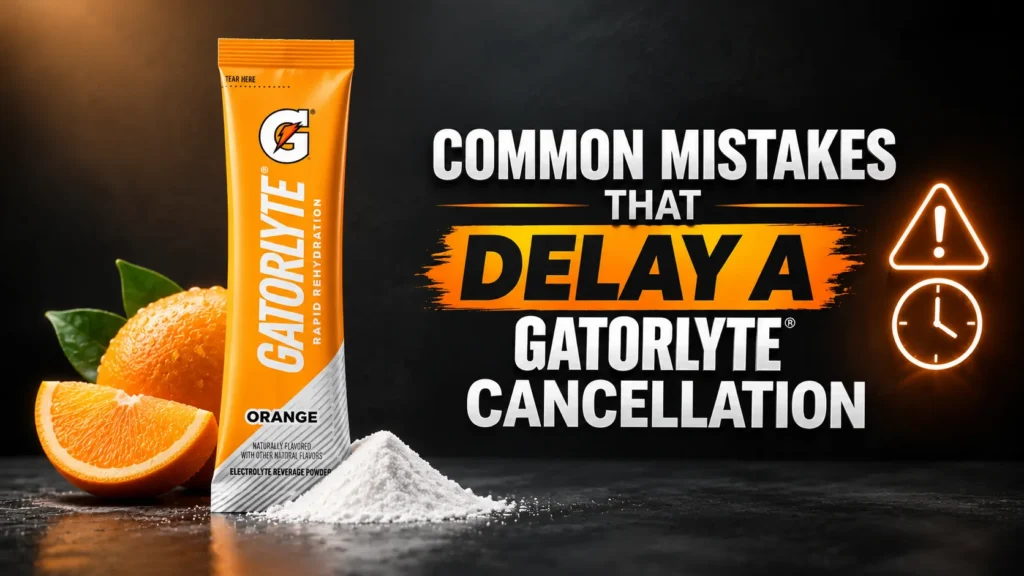 Common Mistakes That Delay a Gatorlyte Cancellation