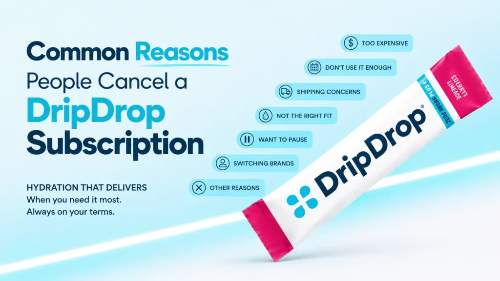 Common Reasons People Cancel a DripDrop Subscription
