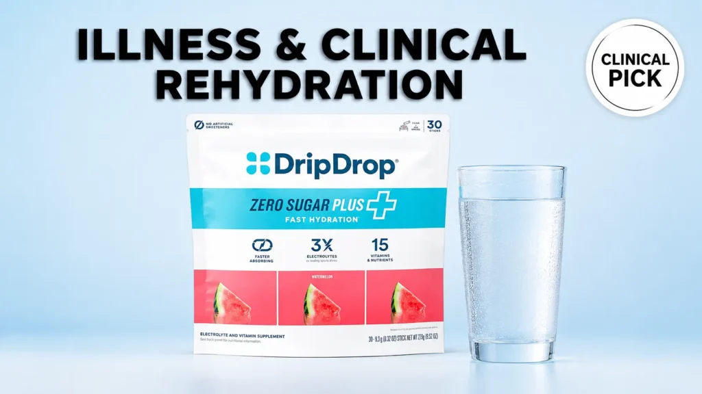 DripDrop ORS - Best for Illness and Clinical Rehydration