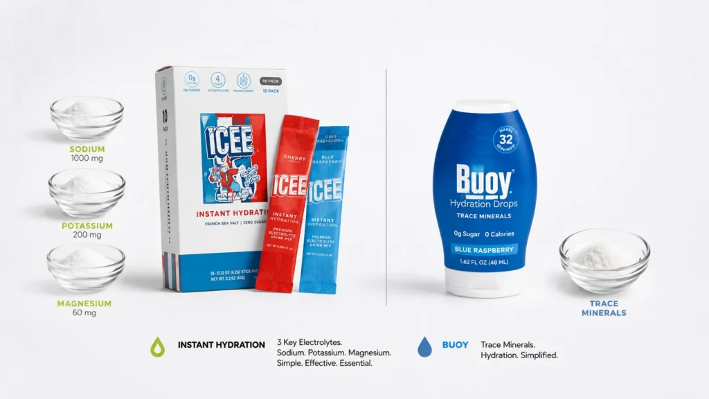 Instant Hydration vs Buoy – Ingredients Compared