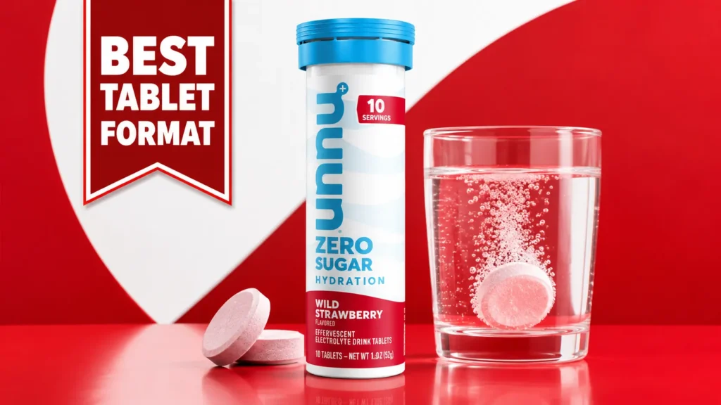 Nuun Zero Sugar Best tablet for moderate sodium