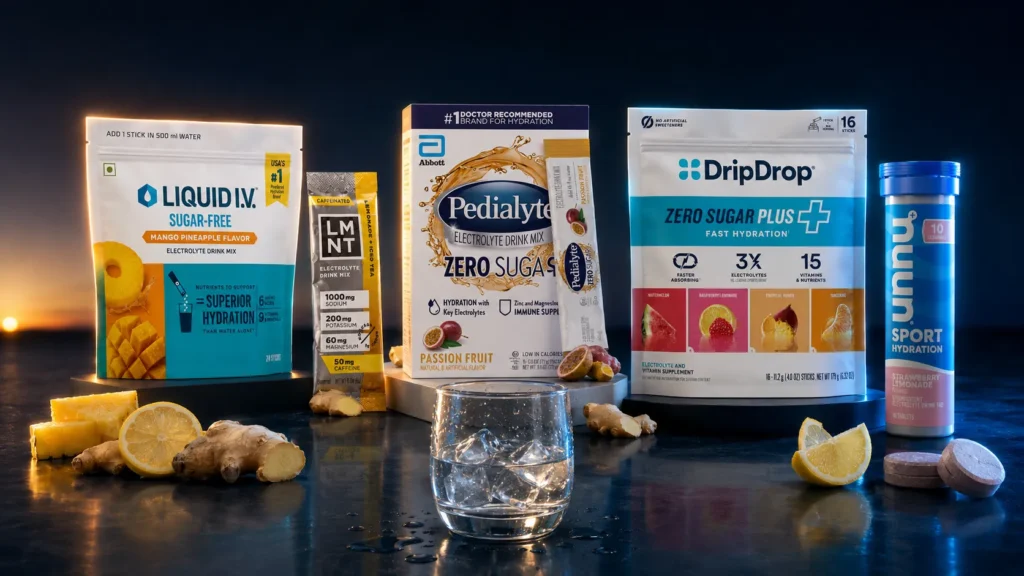 5 Best Electrolyte Drinks for Hangover Nausea