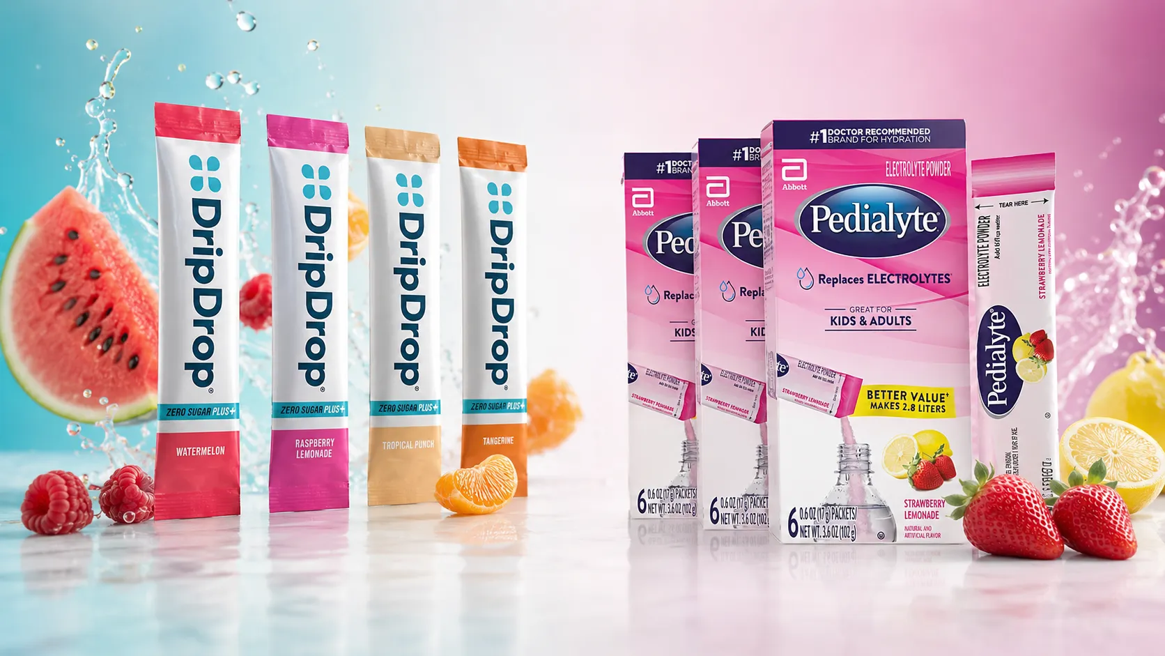 DripDrop vs Pedialyte Which Rehydration Drink Should You Actually Use