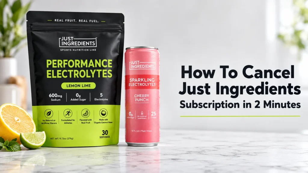 How To Cancel Just Ingredients Subscription in 2 minutes