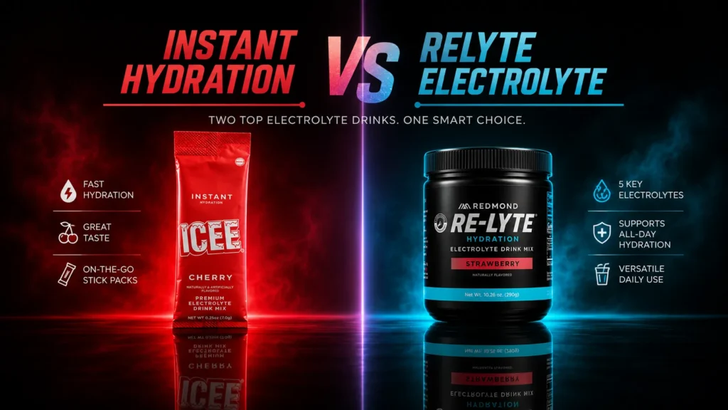 Instant Hydration vs Relyte Electrolyte
