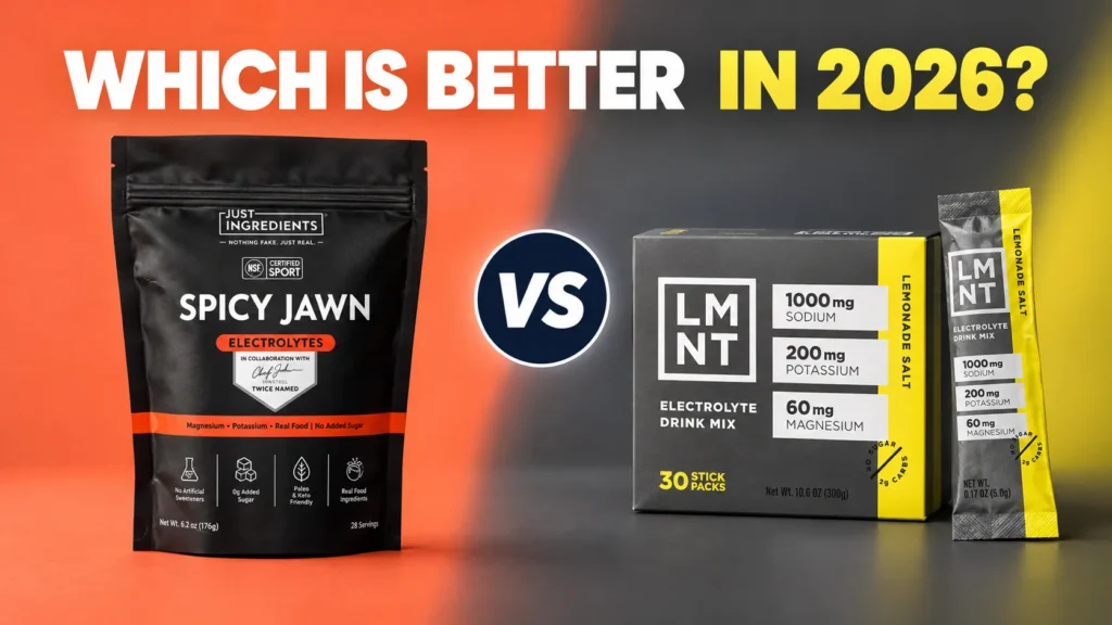 Just Ingredients Electrolytes vs LMNT Which Is Better in 2026