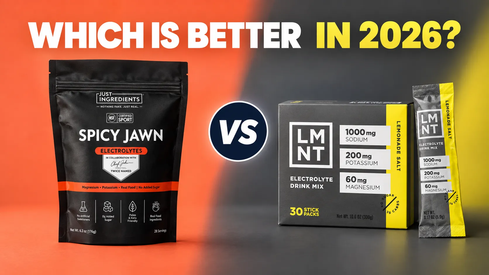 Just Ingredients Electrolytes vs LMNT Which Is Better in 2026