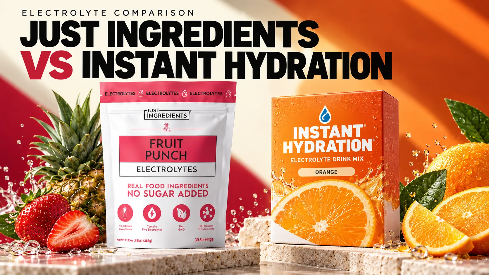 Just Ingredients Vs Instant Hydration