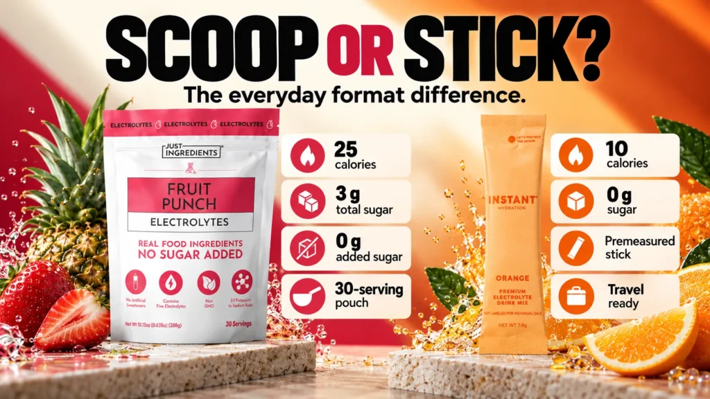 Sugar Calories and Serving Format