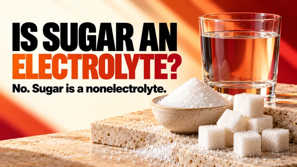 is sugar an electrolyte